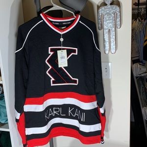 Karl Kani crewneck / v neck type sweatshirt. Hip hop fashion. Brand new.